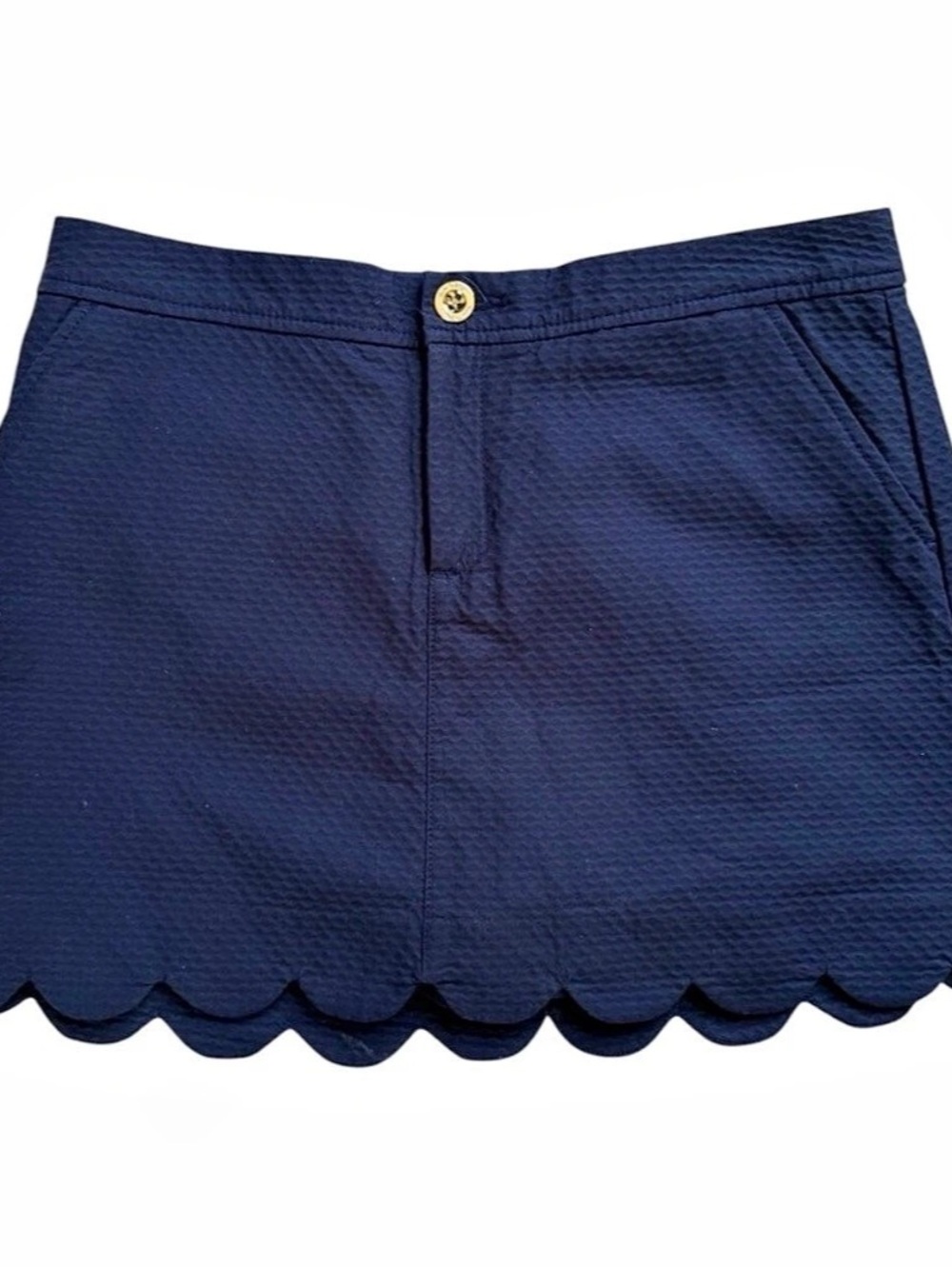 Lilly Pulitzer Colette Skort Scalloped Skort in Blue Size 2 NWT